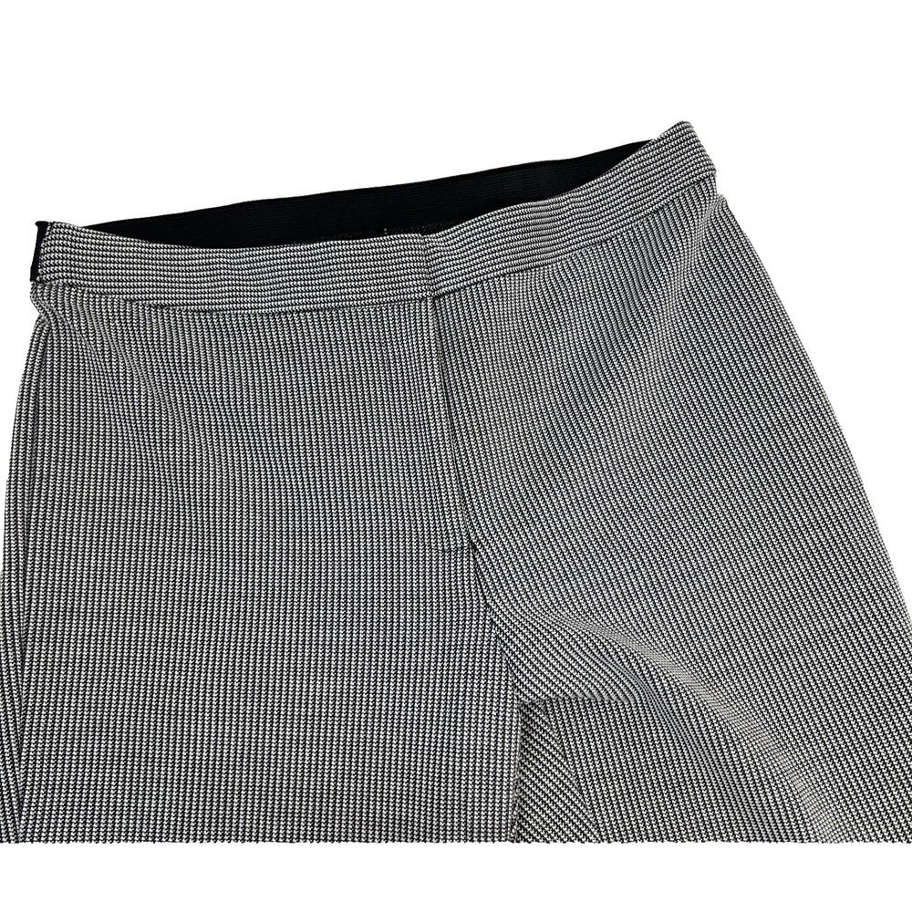 Vince Camuto Pants Black and White‎ Pull On Stretch Slim Dress Pants Size 8